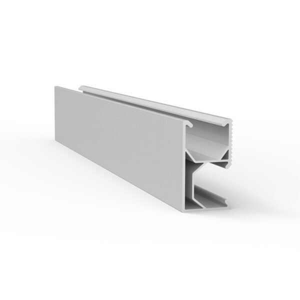Aluminum rail for solar roof project