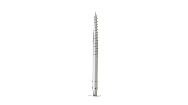 Adjustable Ground Screw with Flange