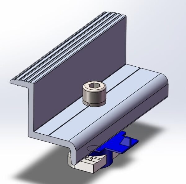 PV Panel Clamp for C Chanel Rail