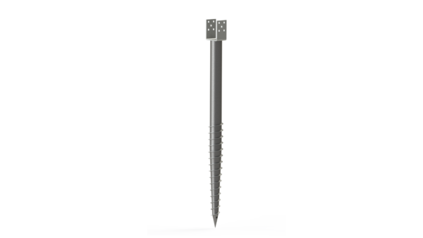 U head 76*2600  Hot-Dipped Galvanized Ground Screw